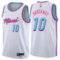 Miami Heat #10 Tim Hardaway Swingman White NBA Jersey - City Edition