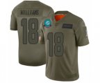Miami Dolphins #18 Preston Williams Limited Camo 2019 Salute to Service Football Jersey