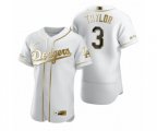 Los Angeles Dodgers Chris Taylor Nike White Authentic Golden Edition Jersey