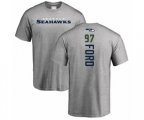 Seattle Seahawks #97 Poona Ford Ash Backer T-Shirt