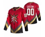 Vegas Golden Knights Custom Red 2020-21 Alternate Authentic Player Hockey Jersey