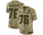 Jacksonville Jaguars #76 Will Richardson Limited Camo 2018 Salute to Service NFL Jersey