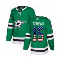 Dallas Stars #15 Blake Comeau Authentic Green USA Flag Fashion NHL Jersey
