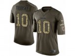 Chicago Bears #10 Mitchell Trubisky Limited Green Salute to Service NFL Jersey
