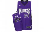 Sacramento Kings #24 Buddy Hield Swingman Purple Road NBA Jersey