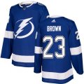 Tampa Bay Lightning #23 J.T. Brown Premier Royal Blue Home NHL Jersey