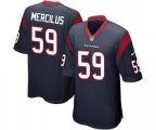 Houston Texans #59 Whitney Mercilus Game Navy Blue Team Color Football Jersey
