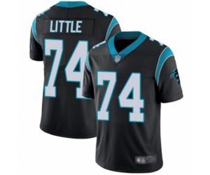 Carolina Panthers #74 Greg Little Black Team Color Vapor Untouchable Limited Player Football Jersey