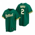 Nike Oakland Athletics #2 Khris Davis Green Alternate Stitched Baseball Jersey