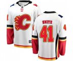 Calgary Flames #41 Mike Smith Fanatics Branded White Away Breakaway Hockey Jersey