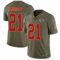 Kansas City Chiefs #21 Eric Murray Limited Olive 2017 Salute to Service NFL Jersey