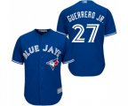 Toronto Blue Jays #27 Vladimir Guerrero Jr. Replica Blue Alternate Baseball Jersey