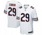 Chicago Bears #29 Tarik Cohen Game White Football Jersey