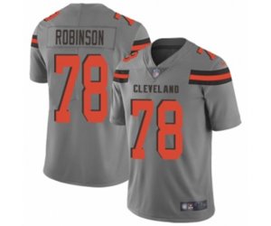 Cleveland Browns #78 Greg Robinson Limited Gray Inverted Legend Football Jersey