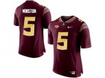 2016 Men's Florida State Seminoles Jameis Winston #5 College Football Limited Jersey - Red