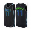 Dallas Mavericks #11 Tim Hardaway Jr. Swingman Black Basketball Jersey - City Edition
