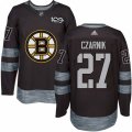 Boston Bruins #27 Austin Czarnik Authentic Black 1917-2017 100th Anniversary NHL Jersey