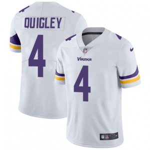 Minnesota Vikings #4 Ryan Quigley White Vapor Untouchable Limited Player NFL Jersey