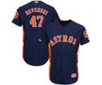 Houston Astros Chris Devenski Navy Blue Alternate Flex Base Authentic Collection Baseball Player Jersey