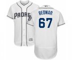 San Diego Padres David Bednar White Home Flex Base Authentic Collection Baseball Player Jersey