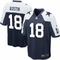 Dallas Cowboys #18 Tavon Austin Game Navy Blue Throwback Alternate NFL Jersey