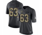 Los Angeles Rams #63 Austin Corbett Limited Black 2016 Salute to Service Football Jersey