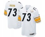 Pittsburgh Steelers #73 Ramon Foster Game White Football Jersey
