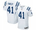 Indianapolis Colts #41 Matthias Farley Elite White Football Jersey
