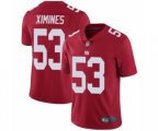 New York Giants #53 Oshane Ximines Red Alternate Vapor Untouchable Limited Player Football Jersey