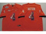 Clemson Tigers #4 Deshaun Watson Orange Player Fashion Stitched NCAA Jersey
