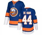 New York Islanders #44 Calvin de Haan Premier Royal Blue Home NHL Jersey