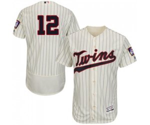 Minnesota Twins #12 Jake Odorizzi Authentic Cream Alternate Flex Base Authentic Collection Baseball Jersey