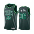 Boston Celtics #36 Marcus Smart Green NBA Swingman 2020-21 Earned Edition Jersey