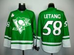 Pittsburgh Penguins #58 Kris Letang green NHL Jersey