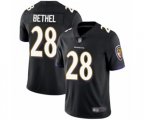Baltimore Ravens #28 Justin Bethel Black Alternate Vapor Untouchable Limited Player Football Jersey