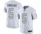 Oakland Raiders #5 Johnny Townsend Elite White Rush Vapor Untouchable Football Jersey
