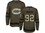 Montreal Canadiens #92 Jonathan Drouin Green Salute to Service Stitched NHL Jersey