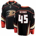 Anaheim Ducks #45 Sami Vatanen Fanatics Branded Black Home Breakaway NHL Jersey