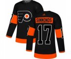 Adidas Philadelphia Flyers #17 Wayne Simmonds Premier Black Alternate NHL Jersey