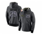 Baltimore Ravens #29 Marlon Humphrey Stitched Black Anthracite Salute to Service Player Performance Hoodie