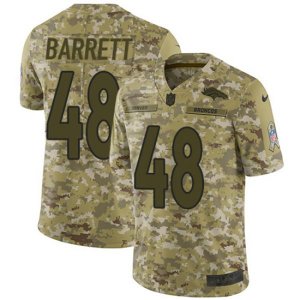 Denver Broncos #48 Shaquil Barrett Limited Camo 2018 Salute to Service NFL Jersey