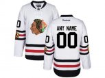 Chicago Blackhawks Custom 2017 Winter Classic White Stitched NHL Jersey