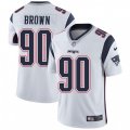 New England Patriots #90 Malcom Brown White Vapor Untouchable Limited Player NFL Jersey