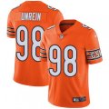 Chicago Bears #98 Mitch Unrein Limited Orange Rush Vapor Untouchable NFL Jersey