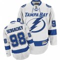 Tampa Bay Lightning #98 Mikhail Sergachev Authentic White Away NHL Jersey