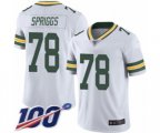 Green Bay Packers #78 Jason Spriggs White Vapor Untouchable Limited Player 100th Season Football Jersey
