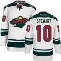 Minnesota Wild #10 Chris Stewart Authentic White Away NHL Jersey