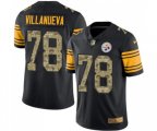 Pittsburgh Steelers #78 Alejandro Villanueva Limited Black Camo Rush Vapor Untouchable Football Jersey