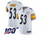 Pittsburgh Steelers #53 Maurkice Pouncey White Vapor Untouchable Limited Player 100th Season Football Jersey