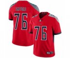 Tennessee Titans #76 Rodger Saffold Limited Red Inverted Legend Football Jersey